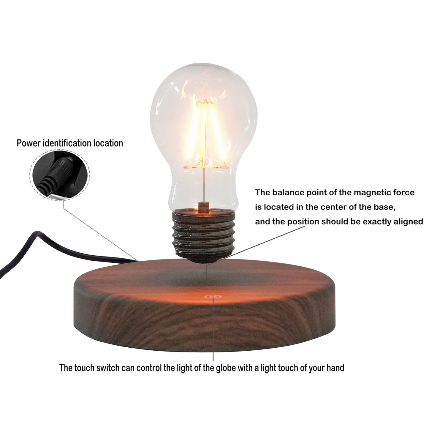 LumaFloat™ - Magnetic Levitating Light