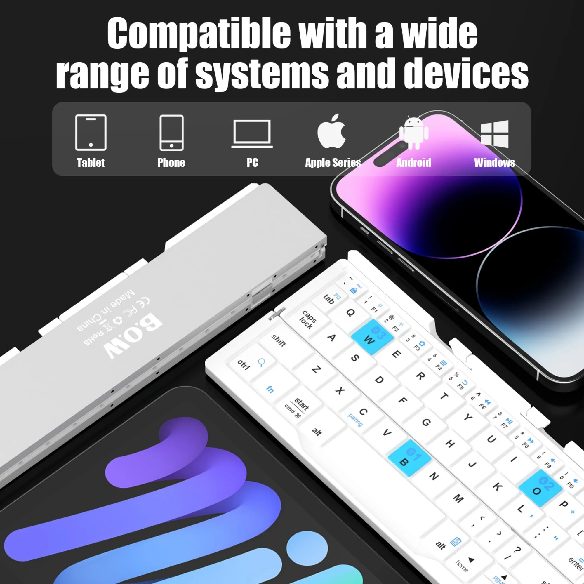 FlexType Pro™ Foldable Keyboard