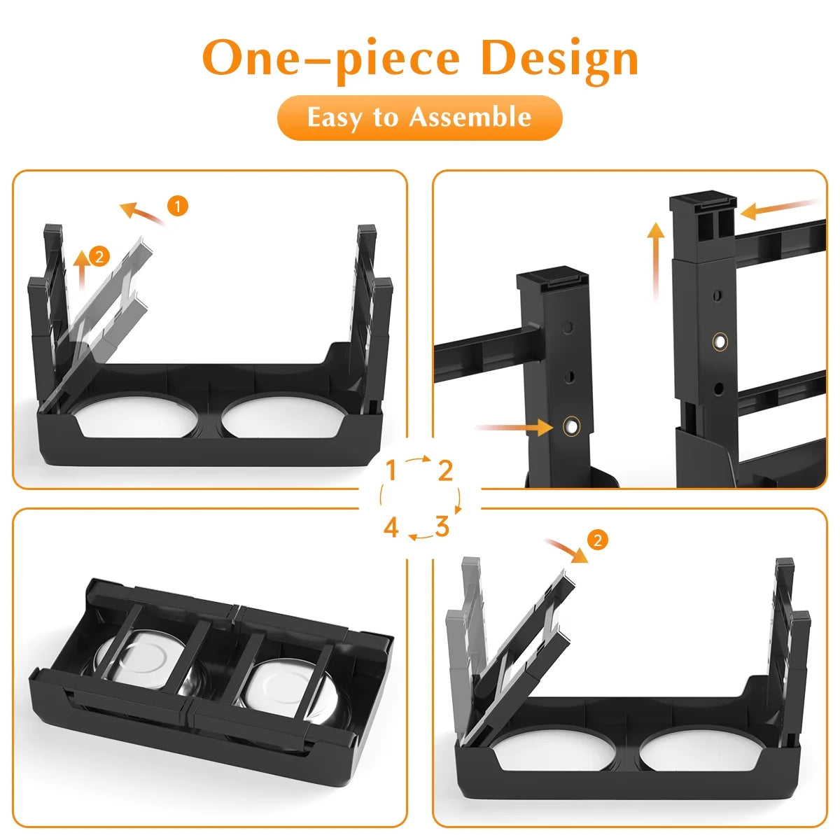 ElevatePro™ Adjustable Dog Feeder