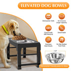 ElevatePro™ Adjustable Dog Feeder