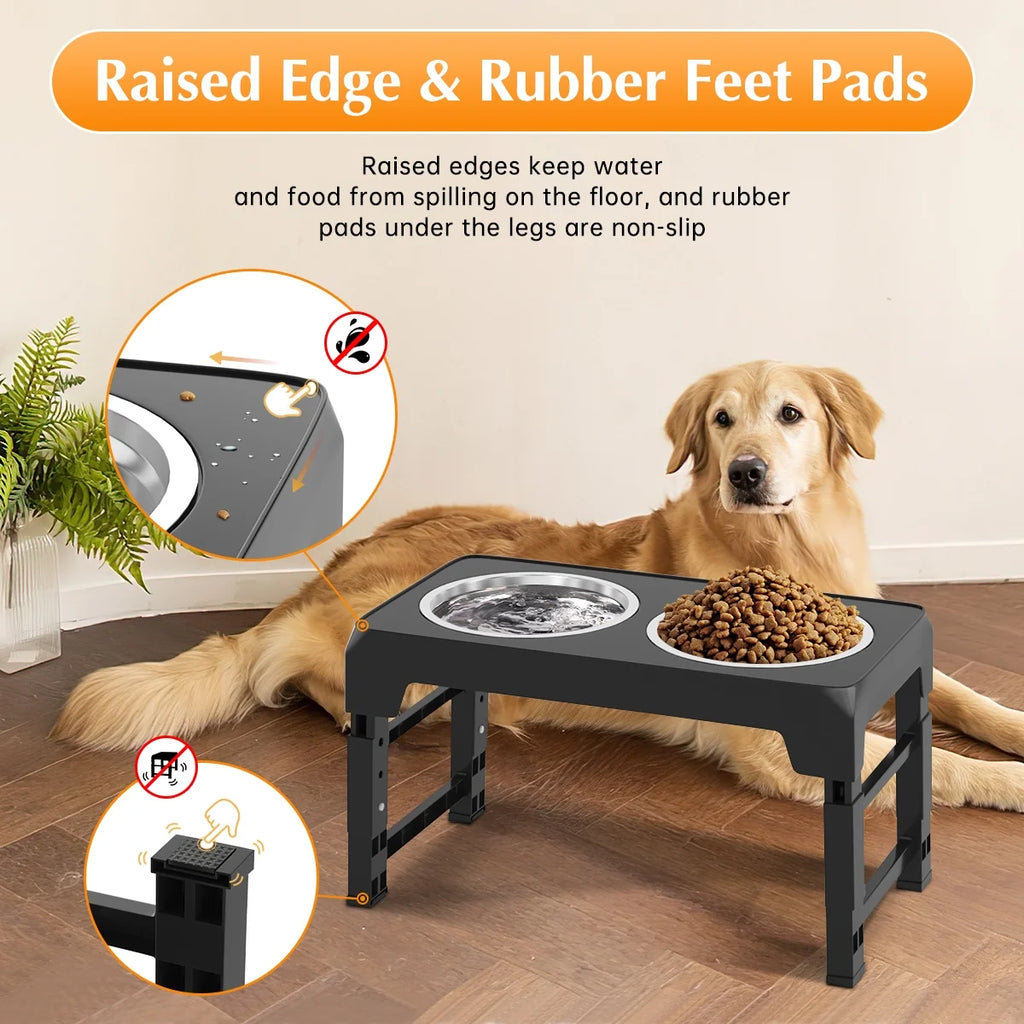 ElevatePro™ Adjustable Dog Feeder